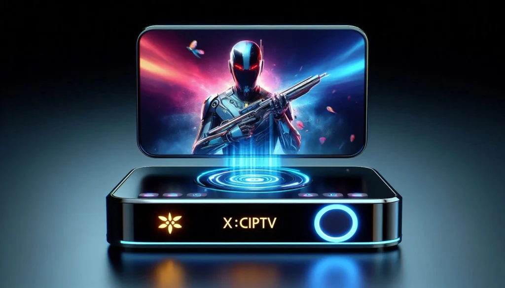 XCIPTV Player streaming live channels on mobile.