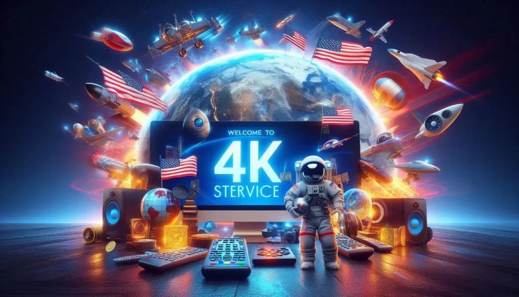 Strong 4K IPTV streaming live TV and movies in ultra-HD.